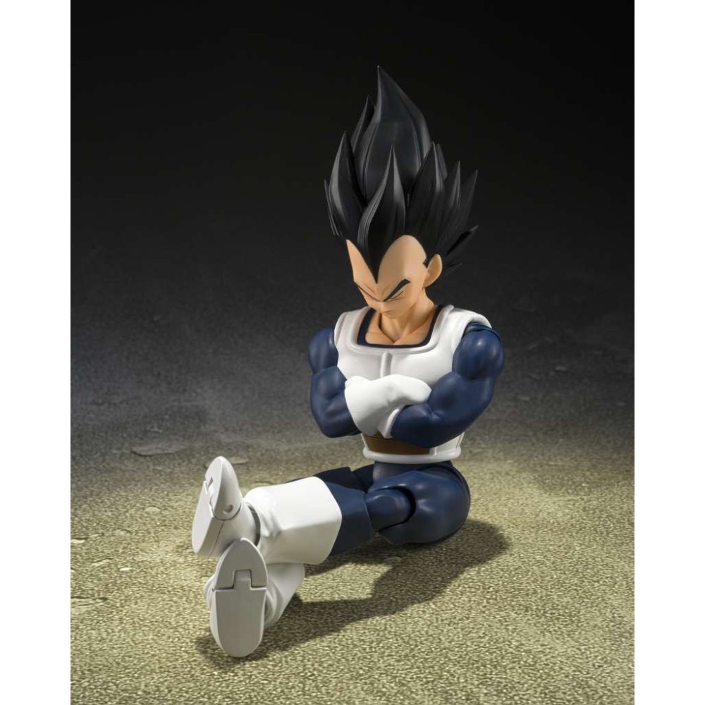 BANDAI DRAGON BALL Z VEGETA OLD BATTLE CLOTHES S.H. FIGUARTS ACTION FIGURE