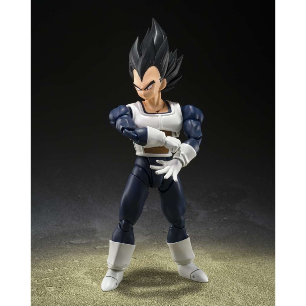 BANDAI DRAGON BALL Z VEGETA OLD BATTLE CLOTHES S.H. FIGUARTS ACTION FIGURE
