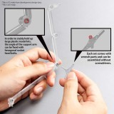 BANDAI ACTION BASE 8 CLEAR COLOR SET FOR MODEL KIT AND FIGURE