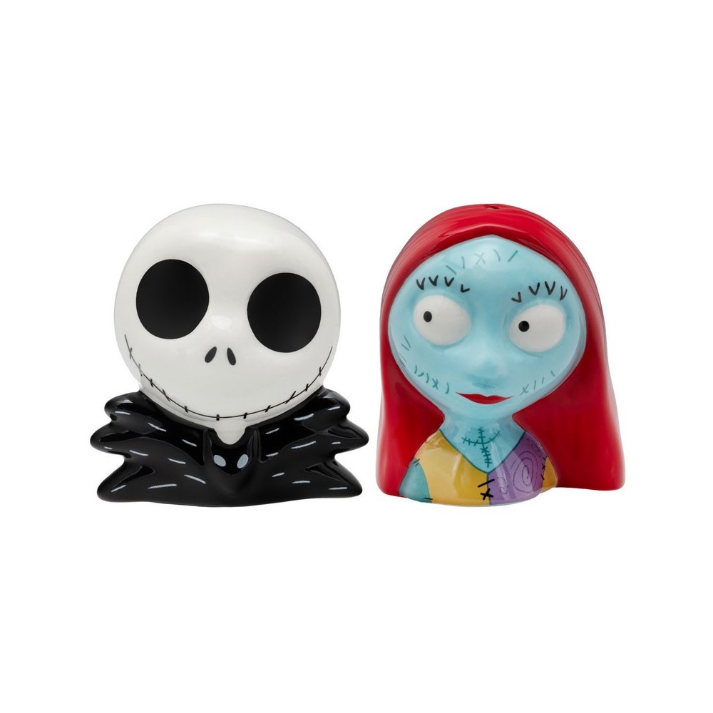 PALADONE PRODUCTS THE NIGHTMARE BEFORE CHRISTMAS JACK AND SALLY SALT AND PEPPER SHAKERS
