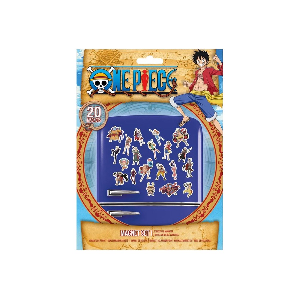 PLASTOY ONE PIECE THE GREAT PIRATE ERA MAGNET SET 20X MAGNETS
