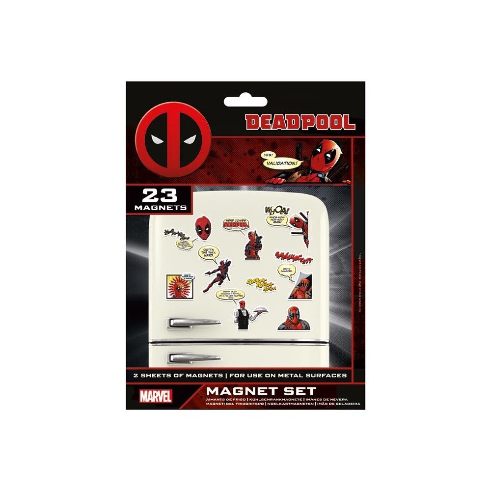 DEADPOOL MAGNET SET 23X MAGNETI PLASTOY