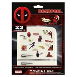 PLASTOY DEADPOOL MAGNET SET 23X MAGNETS
