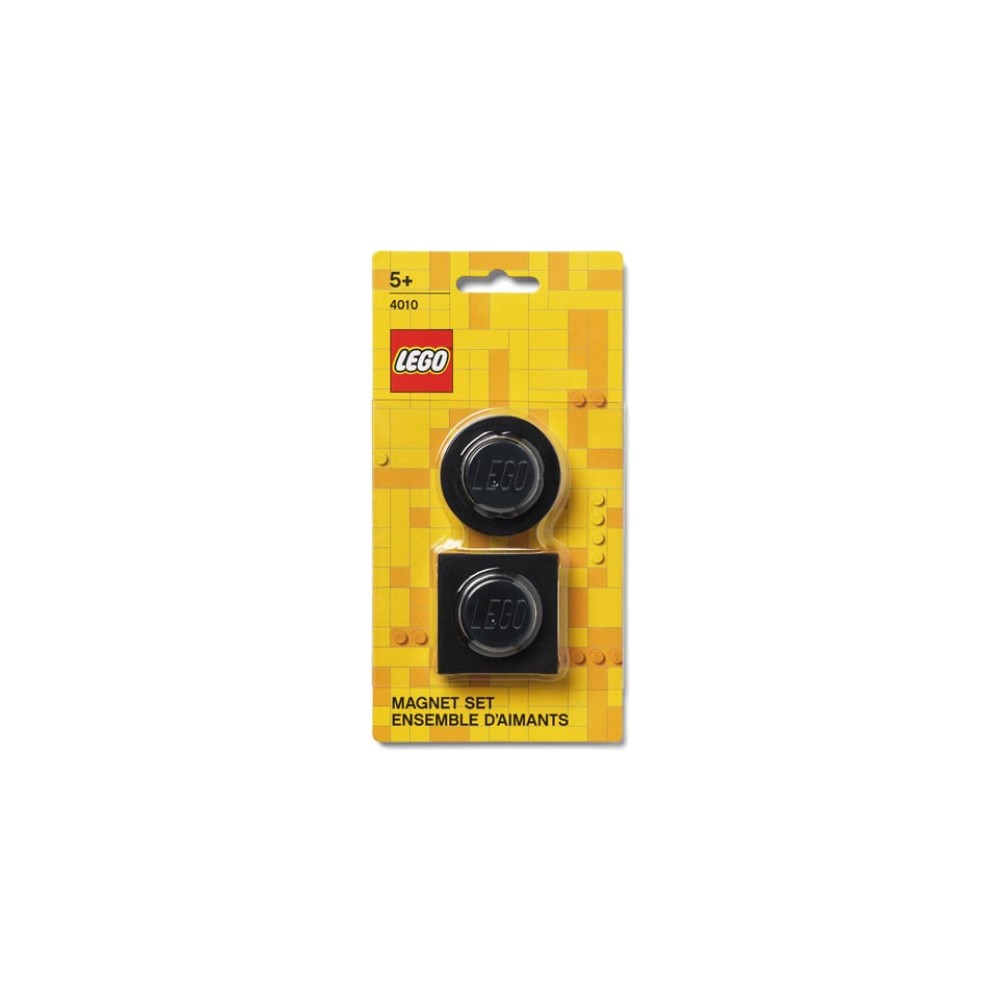 ROOM COPENHAGEN LEGO BLACK COLOR MAGNET SET 2X MAGNETS