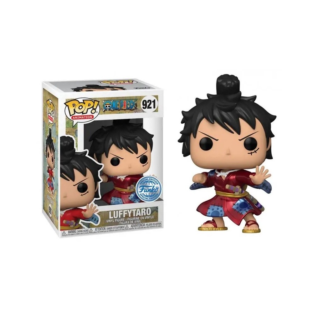 FUNKO FUNKO POP! ONE PIECE MONKEY D. LUFFY LUFFYTARO SPECIAL ED METALLIC BOBBLE HEAD FIGURE