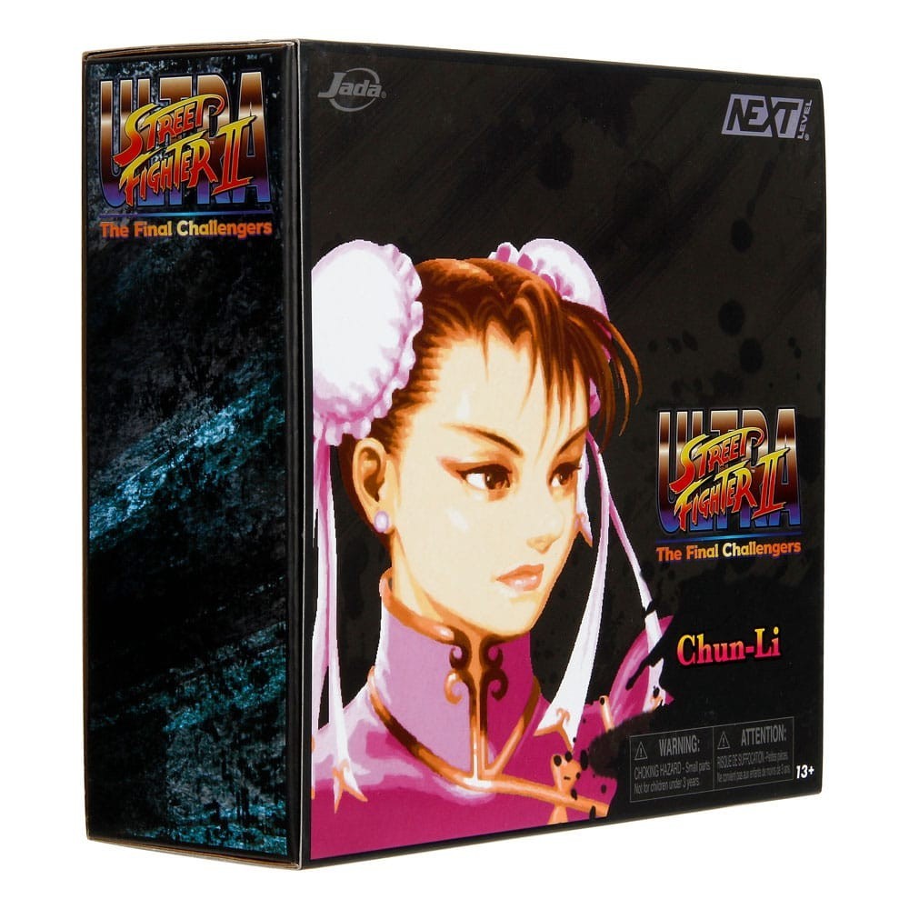 ULTRA STREET FIGHTER II CHUN-LI PLAYER 2 PINK VER. DELUXE ACTION FIGURE JADA TOYS