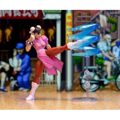 ULTRA STREET FIGHTER II CHUN-LI PLAYER 2 PINK VER. DELUXE ACTION FIGURE JADA TOYS