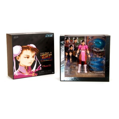 ULTRA STREET FIGHTER II CHUN-LI PLAYER 2 PINK VER. DELUXE ACTION FIGURE JADA TOYS