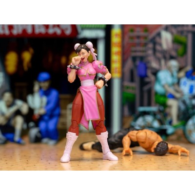 ULTRA STREET FIGHTER II CHUN-LI PLAYER 2 PINK VER. DELUXE ACTION FIGURE JADA TOYS