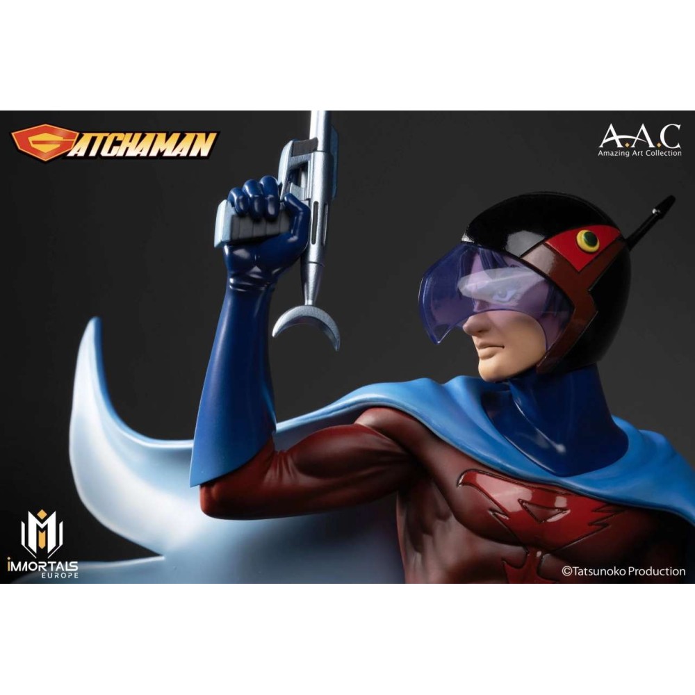 IMMORTALS COLLECTIBLES GATCHAMAN JOE THE CONDOR RESIN STATUE