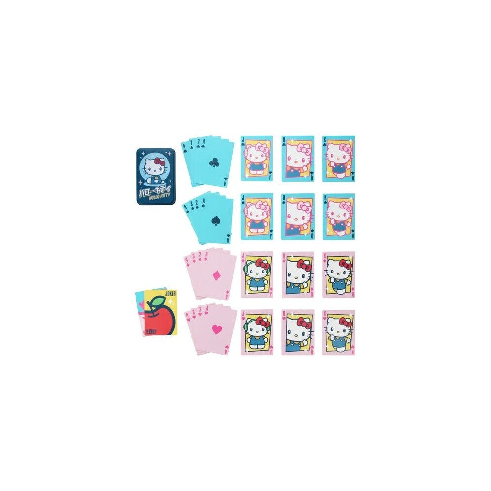 HELLO KITTY POKER PLAYING CARDS MAZZO CARTE DA GIOCO PALADONE PRODUCTS