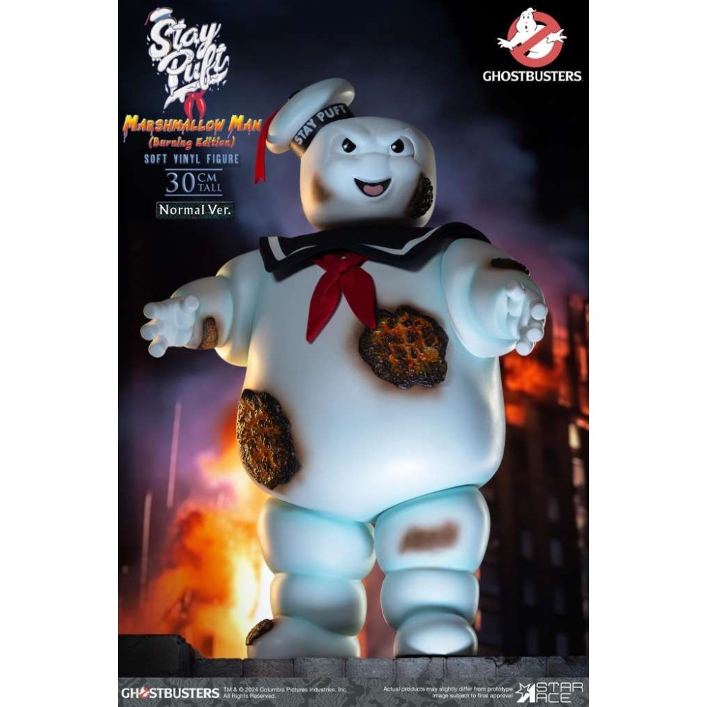 GHOSTBUSTERS STAY PUFT MARSHMALLOW MAN BURNING EDITION SOFT VINYL FIGURE STAR ACE