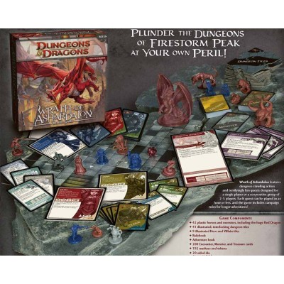 WIZARDS OF THE COAST DUNGEONS AND DRAGONS WRATH OF ASHARDALON BOARD GAME