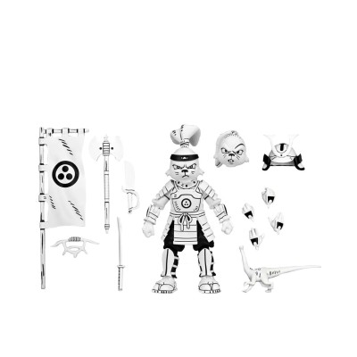 SAMURAI USAGI YOJIMBO BLACK & WHITE ACTION FIGURE NECA