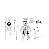 NECA SAMURAI USAGI YOJIMBO BLACK & WHITE VERSION ACTION FIGURE