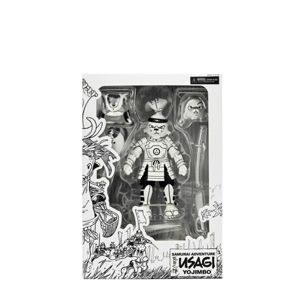 NECA SAMURAI USAGI YOJIMBO BLACK & WHITE VERSION ACTION FIGURE