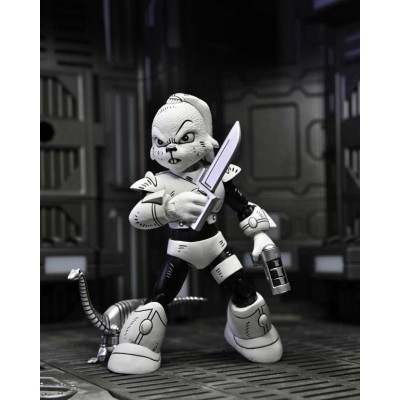 NECA SPACE ADVENTURES SAMURAI USAGI YOJIMBO BLACK & WHITE VERSION ACTION FIGURE