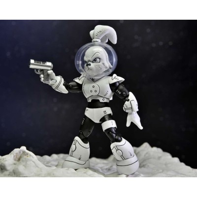 SAMURAI USAGI YOJIMBO SPACE ADVENTURES BLACK & WHITE ACTION FIGURE NECA