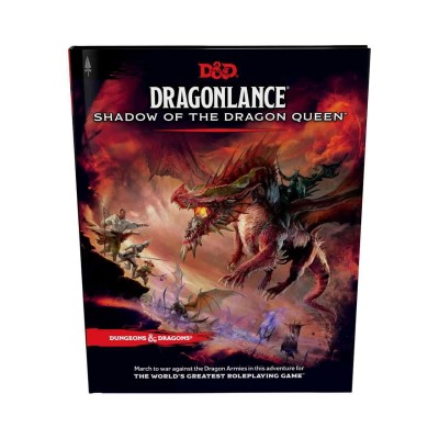 WIZARDS OF THE COAST DUNGEONS AND DRAGONS DRAGONLANCE SHADOW OF THE DRAGON QUEEN DELUXE EDITION BOARD GAME