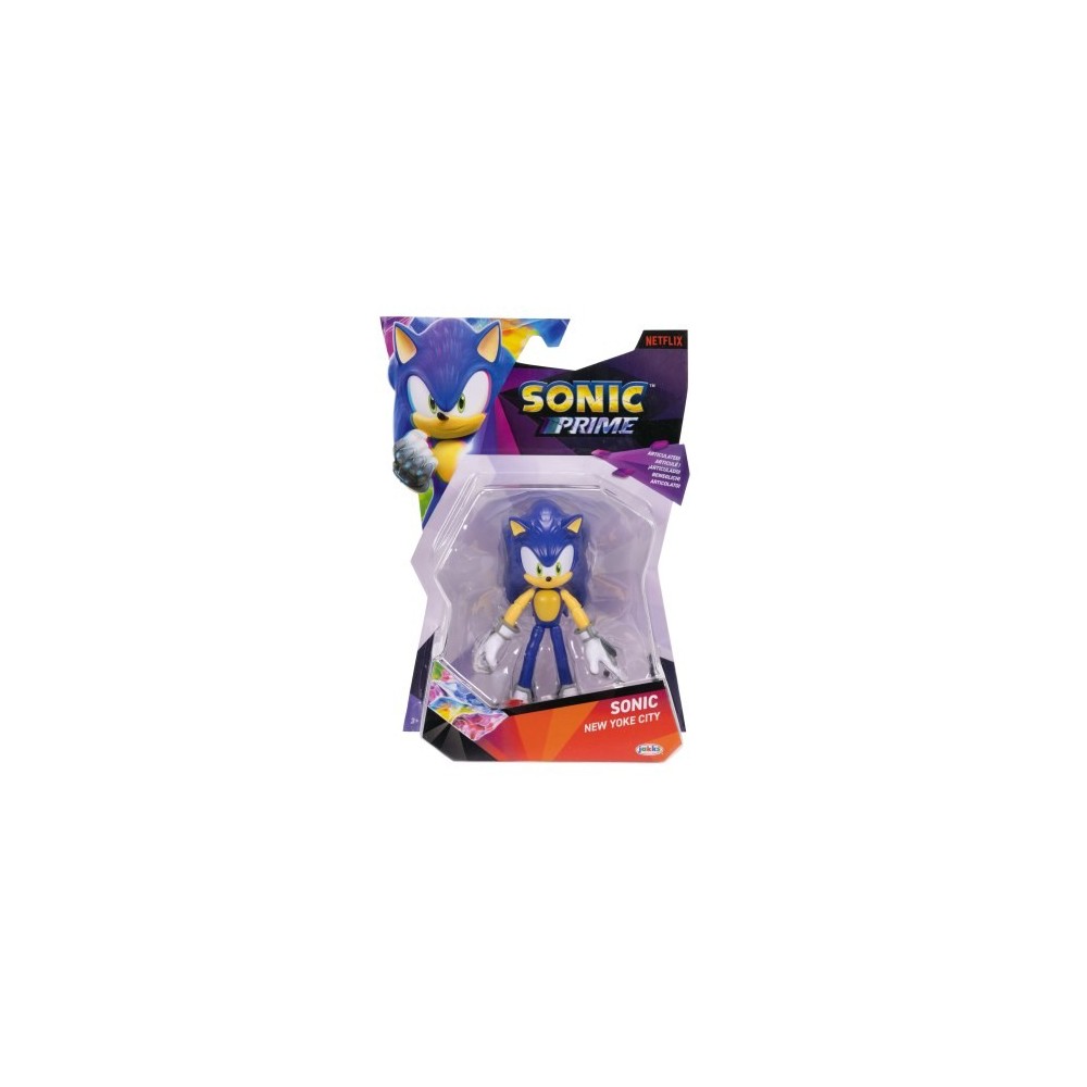 JAKKS PACIFIC INC. NETFLIX SONIC PRIME NEW YOKE CITY SONIC ACTION FIGURE