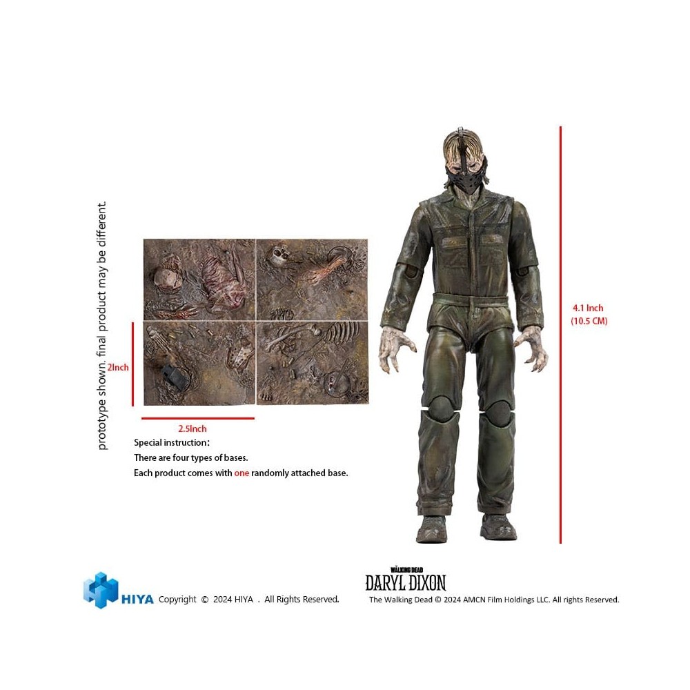 THE WALKING DEAD EXQUISITE DARYL DIXON DARK EYES WALKER ACTION FIGURE HIYA TOYS