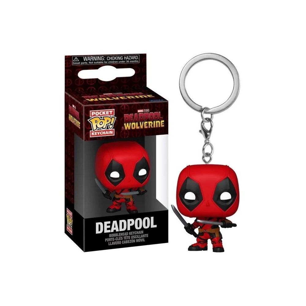 FUNKO MARVEL DEADPOOL AND WOLVERINE POCKET POP! DEADPOOL KEYCHAIN