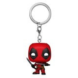 MARVEL DEADPOOL AND WOLVERINE POCKET POP! DEADPOOL KEYCHAIN PORTACHIAVI FUNKO