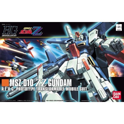 HIGH GRADE HGUC GUNDAM ZZ MSZ-010 1/144 MODEL KIT ACTION FIGURE BANDAI
