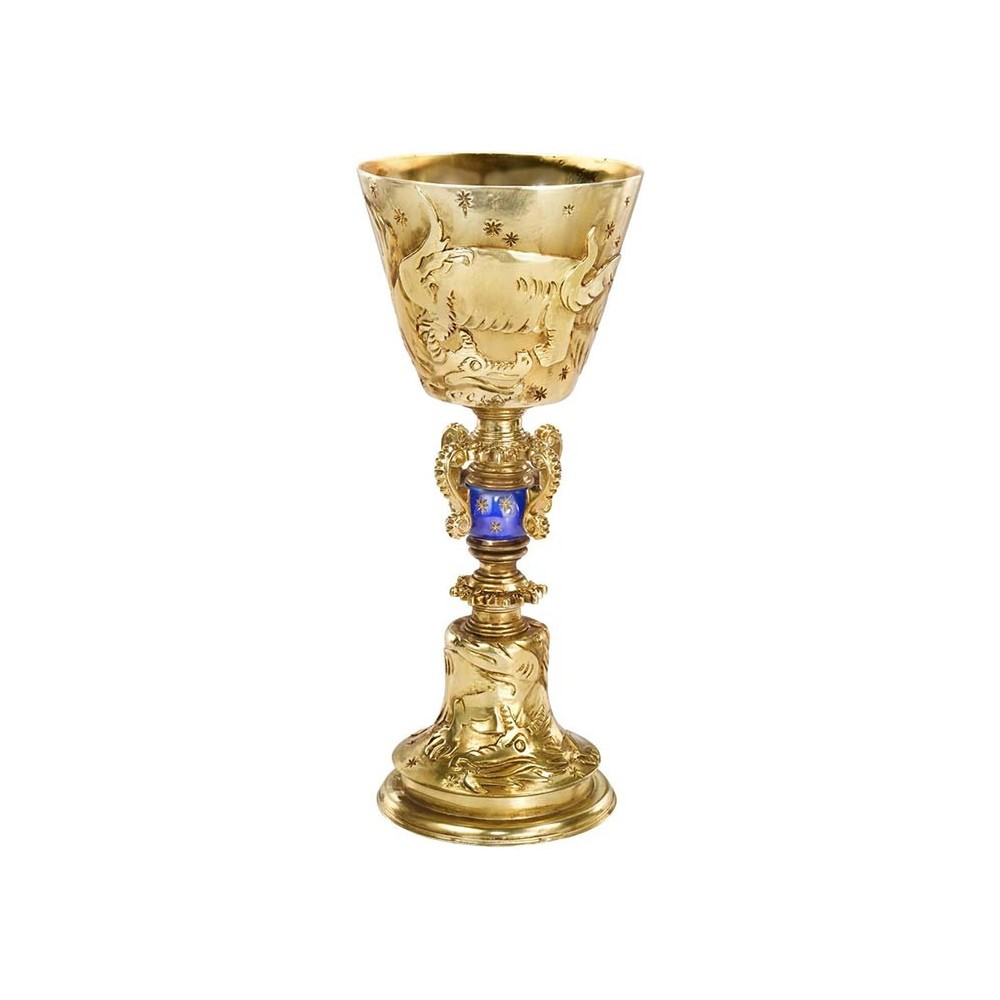 NOBLE COLLECTIONS copy of PIRATES OF THE CARIBBEAN BLACK PEARL GOBLET