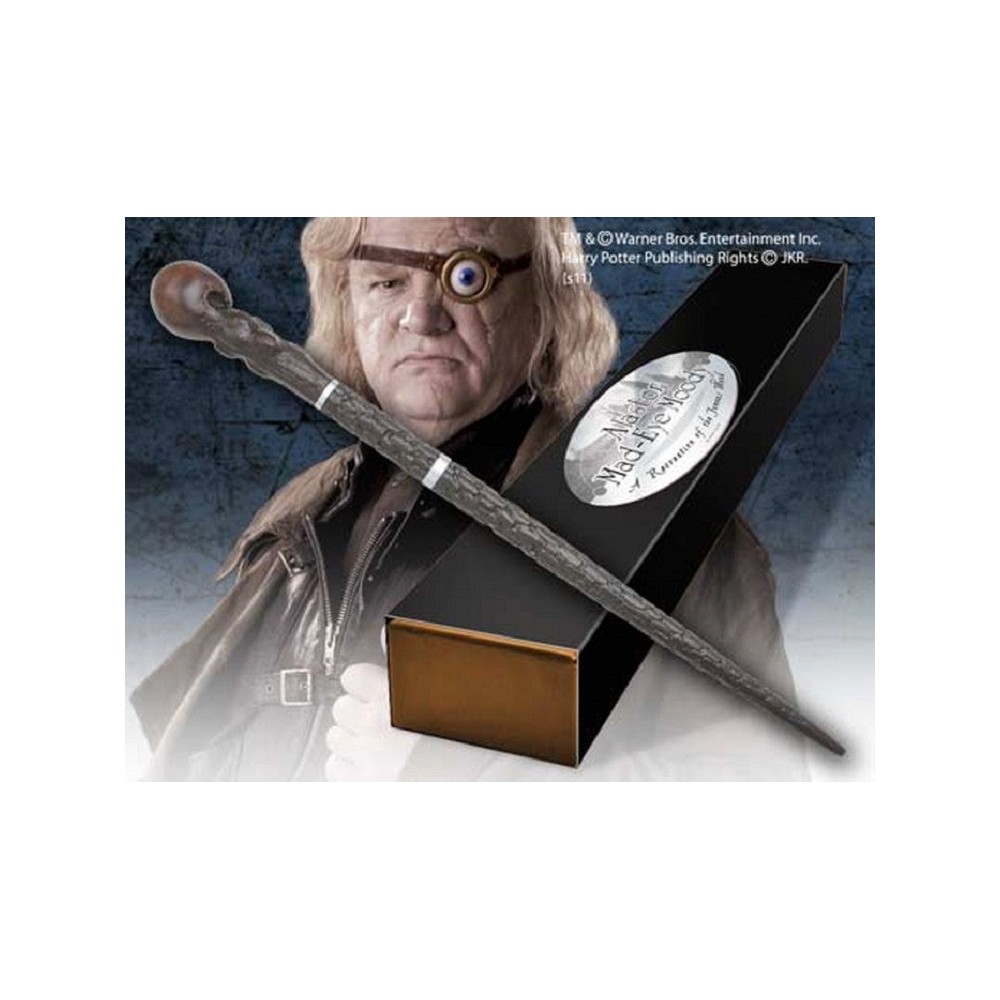 HARRY POTTER WAND MAD-EYE MOODY REPLICA BACCHETTA RESINA NOBLE COLLECTIONS