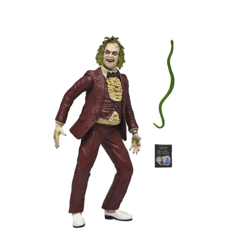 BEETLEJUICE 1988 RED TUXEDO ACTION FIGURE NECA