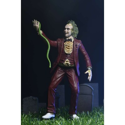 NECA BEETLEJUICE 1988 RED TUXEDO 17CM ACTION FIGURE