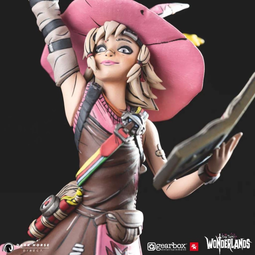 TINY TINA'S WONDERLAND TINA THE BUNKER MASTER STATUA FIGURE DARK HORSE