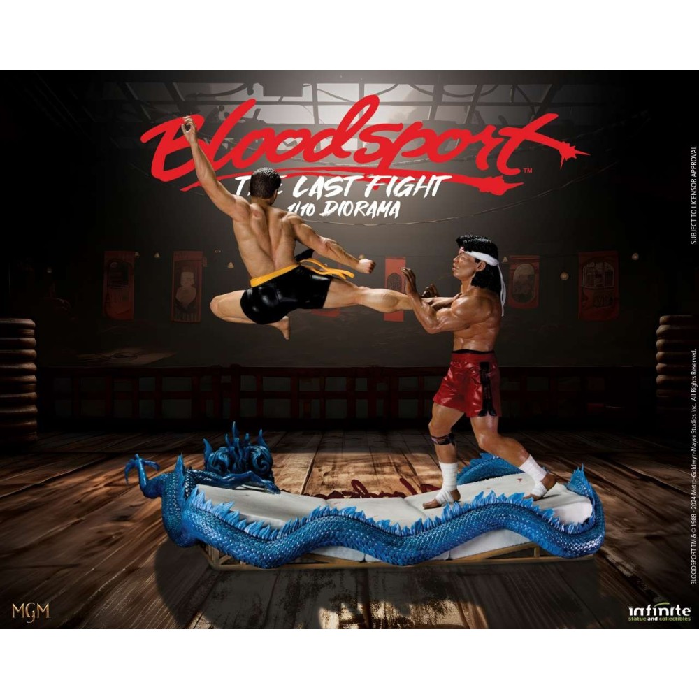 BLOODSPORT THE LAST FIGHT 1/10 DIORAMA STATUA FIGURE INFINITE STATUE