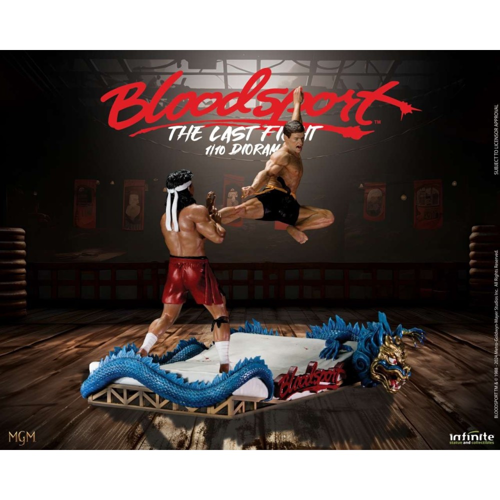 BLOODSPORT THE LAST FIGHT 1/10 DIORAMA STATUA FIGURE INFINITE STATUE