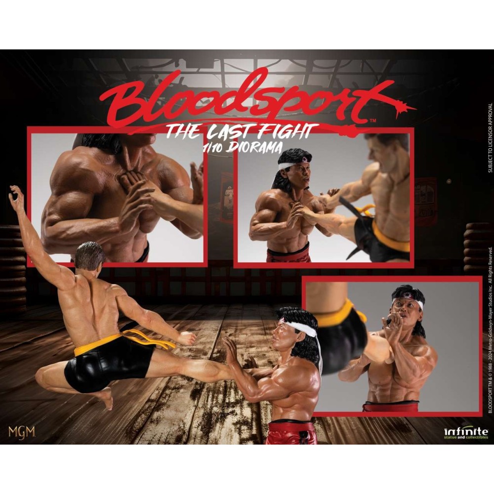 INFINITE STATUE BLOODSPORT THE LAST FIGHT 1/10 DIORAMA STATUE FIGURE