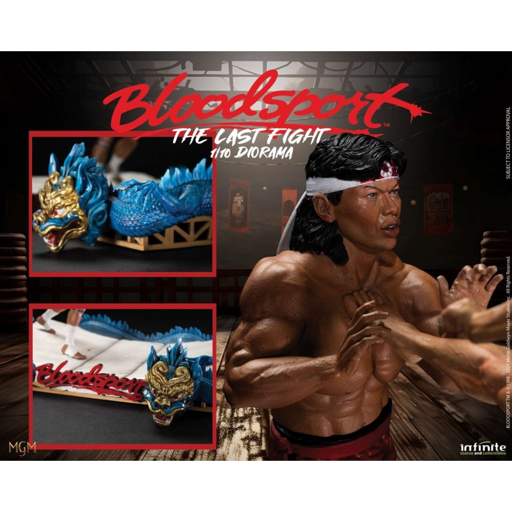 INFINITE STATUE BLOODSPORT THE LAST FIGHT 1/10 DIORAMA STATUE FIGURE