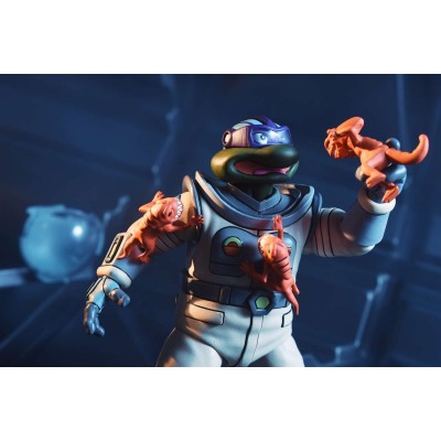 NECA NINJA TURTLES CARTOON SAMURAI MICHELANGELO & SPACE DONATELLO 2-PACK ACTION FIGURE