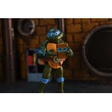 TEENAGE MUTANT NINJA TURTLES CARTOON LEONARDO ULTIMATE ACTION FIGURE NECA