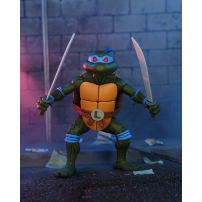 NECA NINJA TURTLES CARTOON ULTIMATE LEONARDO ACTION FIGURE