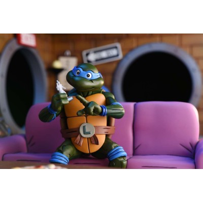 NECA NINJA TURTLES CARTOON ULTIMATE LEONARDO ACTION FIGURE