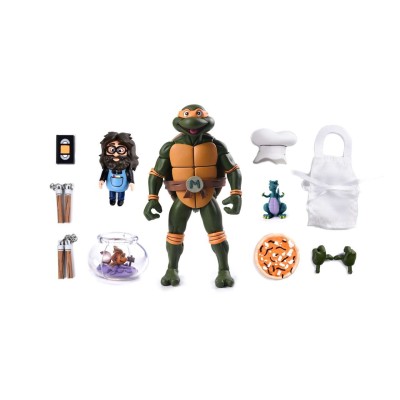 NECA NINJA TURTLES CARTOON ULTIMATE MICHELANGELO ACTION FIGURE