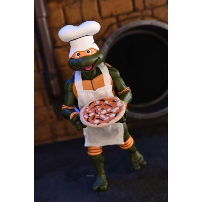 TEENAGE MUTANT NINJA TURTLES CARTOON MICHELANGELO ULTIMATE ACTION FIGURE NECA