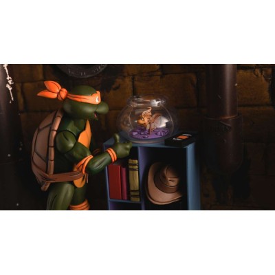 TEENAGE MUTANT NINJA TURTLES CARTOON MICHELANGELO ULTIMATE ACTION FIGURE NECA