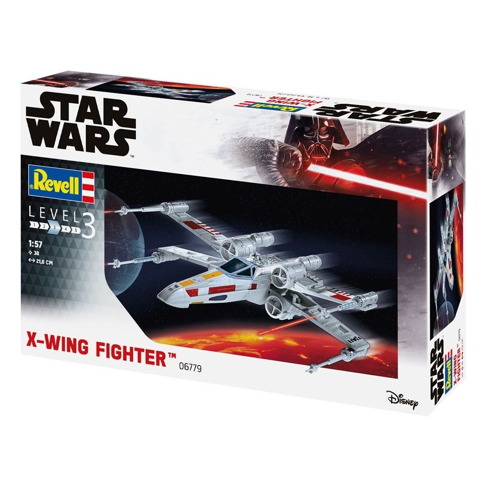 REVELL STAR WARS X-WING FIGHTER 1/57 MODEL KIT 22CM
