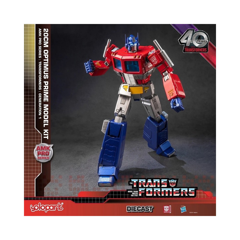 YOLOPARK TRANSFORMERS GENERATION ONE AMK PRO SERIES OPTIMUS PRIME MODEL KIT 20CM ACTION FIGURE