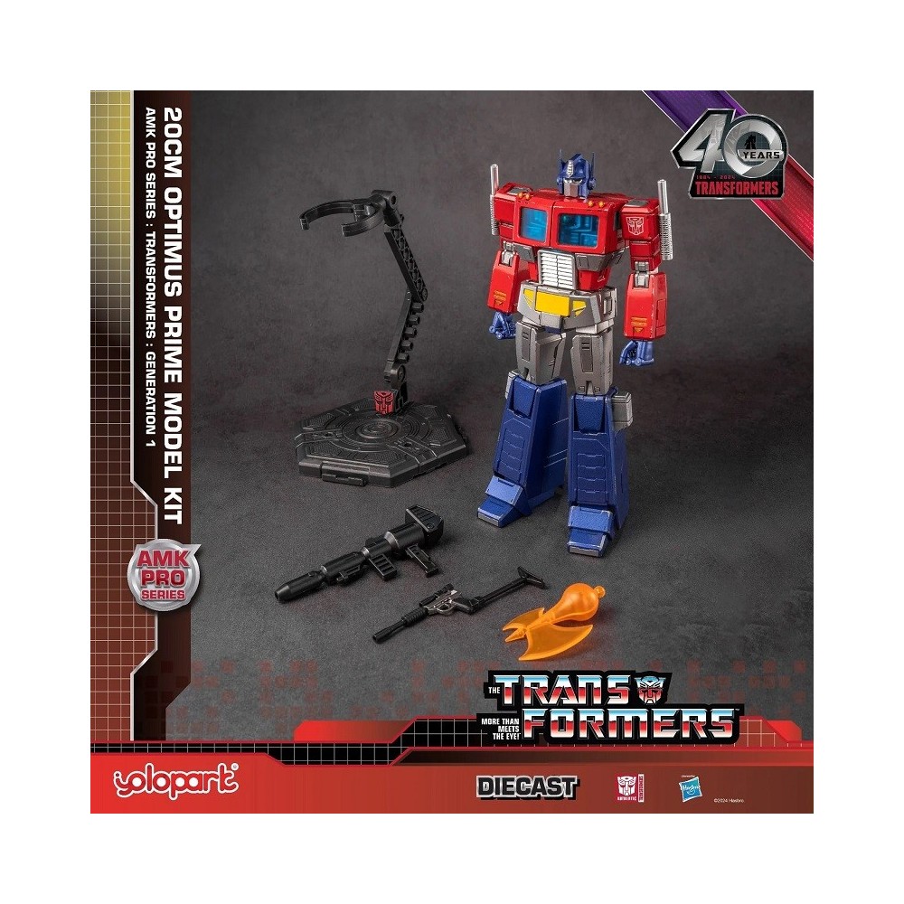 YOLOPARK TRANSFORMERS GENERATION ONE AMK PRO SERIES OPTIMUS PRIME MODEL KIT 20CM ACTION FIGURE