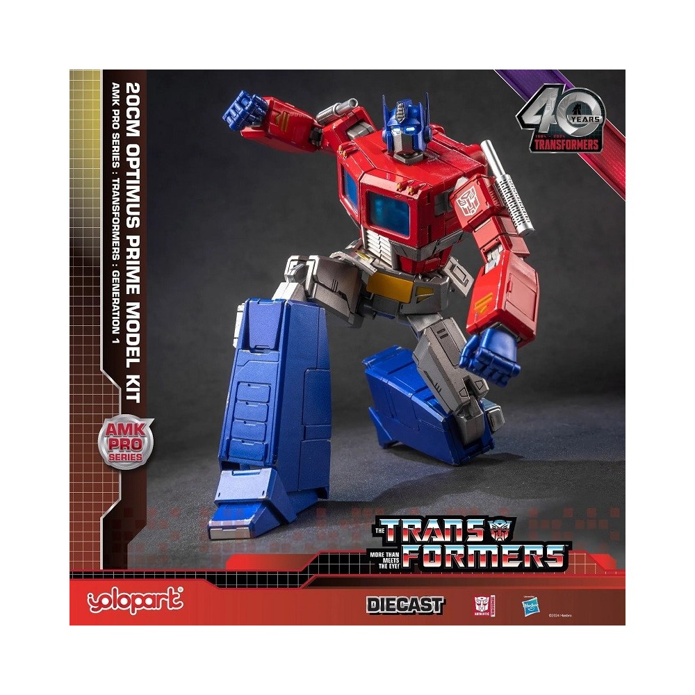 YOLOPARK TRANSFORMERS GENERATION ONE AMK PRO SERIES OPTIMUS PRIME MODEL KIT 20CM ACTION FIGURE