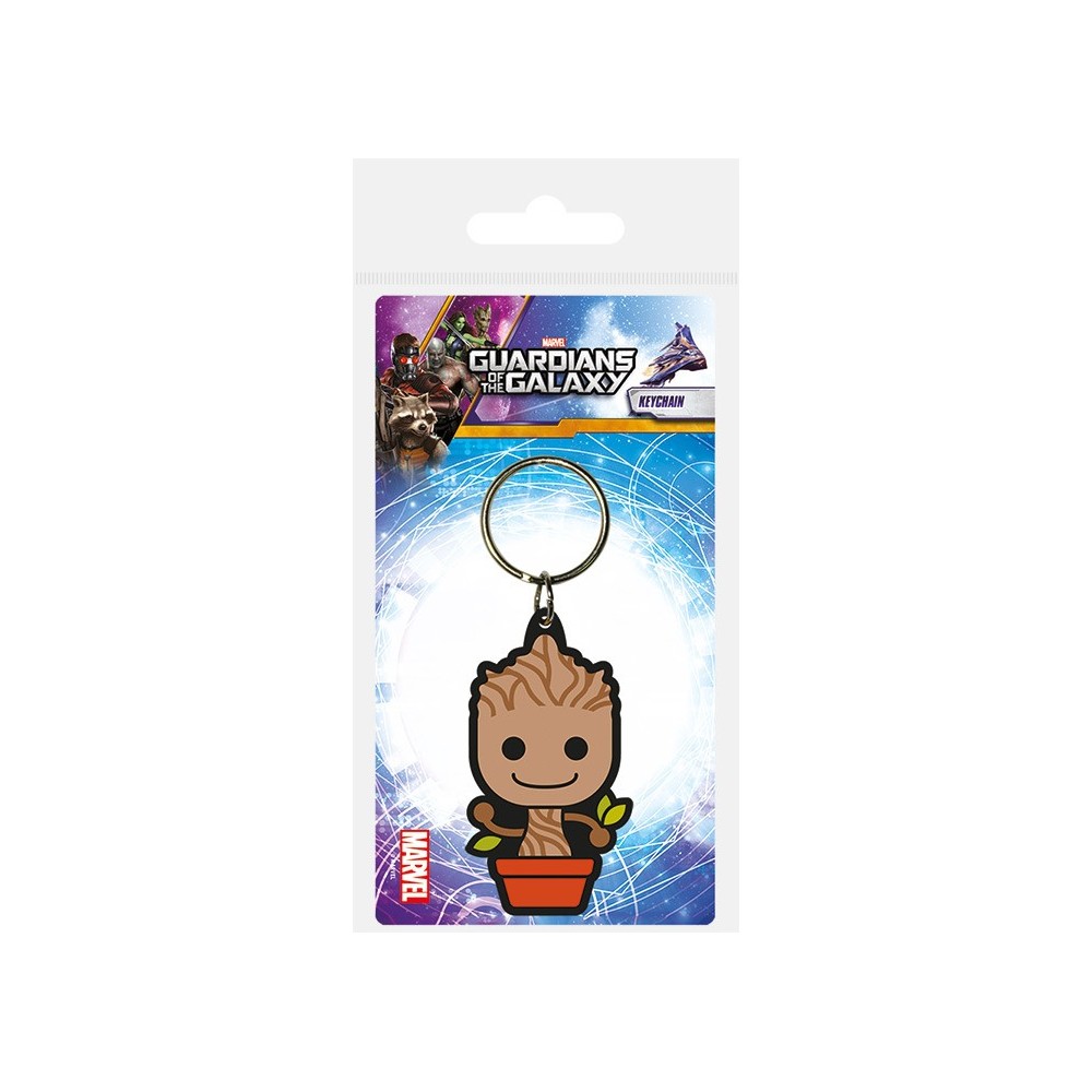 PYRAMID INTERNATIONAL GUARDIANS OF THE GALAXY BABY GROOT RUBBER KEYCHAIN