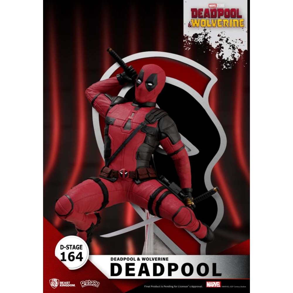 D-STAGE DEADPOOL & WOLVERINE DEADPOOL STATUA FIGURE DIORAMA BEAST KINGDOM